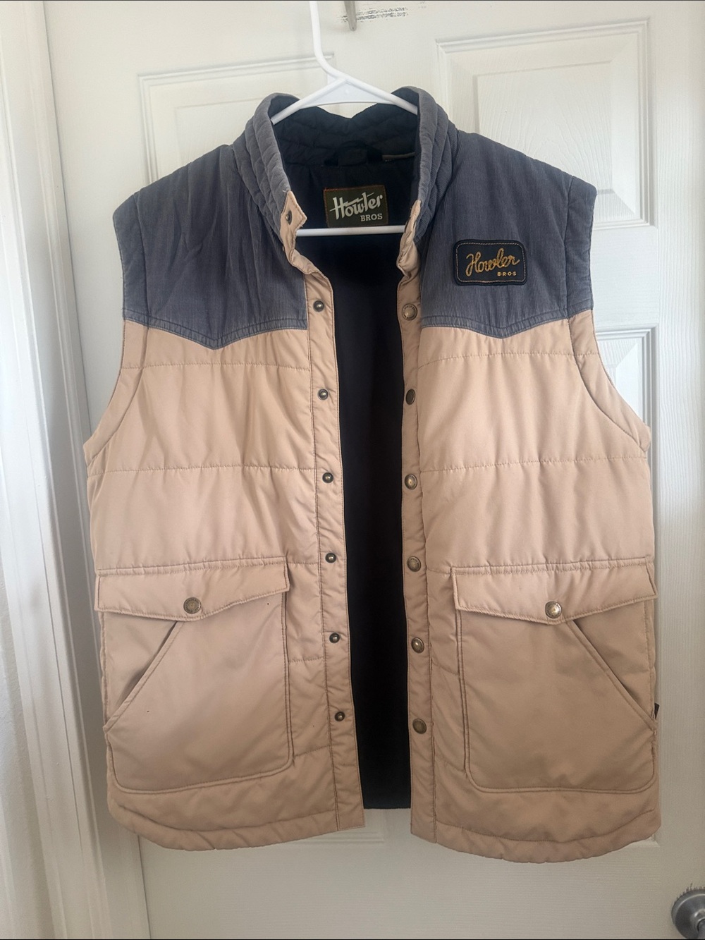 HOWLER BROTHERS Tan/ Gray ROUNDER VEST - Picture 2 of 12